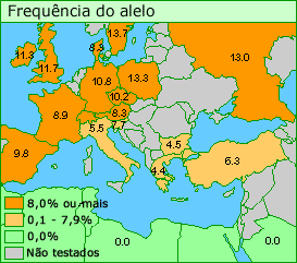A muta&ccedil;&atilde;o CCR5 na Europa

